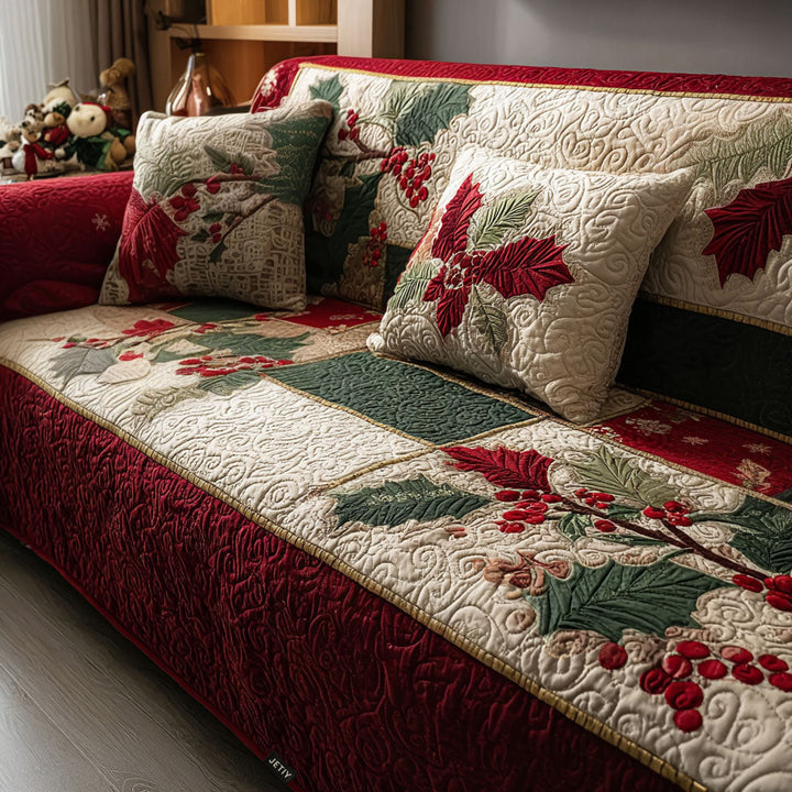 Housse de canapé matelassée – avec motif d'hiver NCU0PT9684
