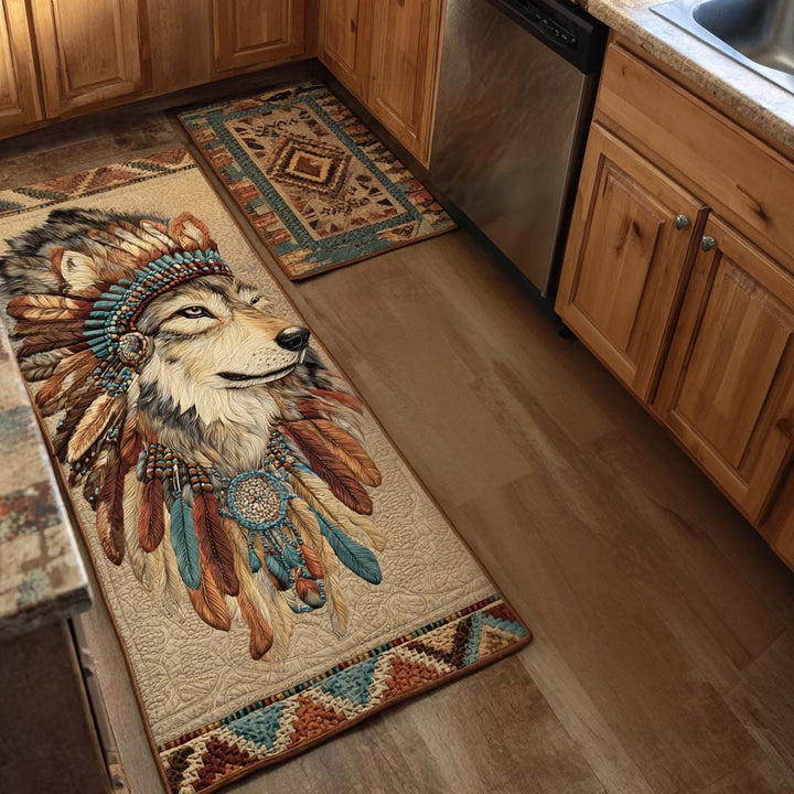 Tapis de cuisine antidérapant – loup majestueux NCU0NT10848