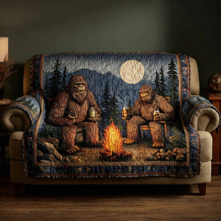 Housse de canapé matelassée – avec motif forestier NCU0XD2366
