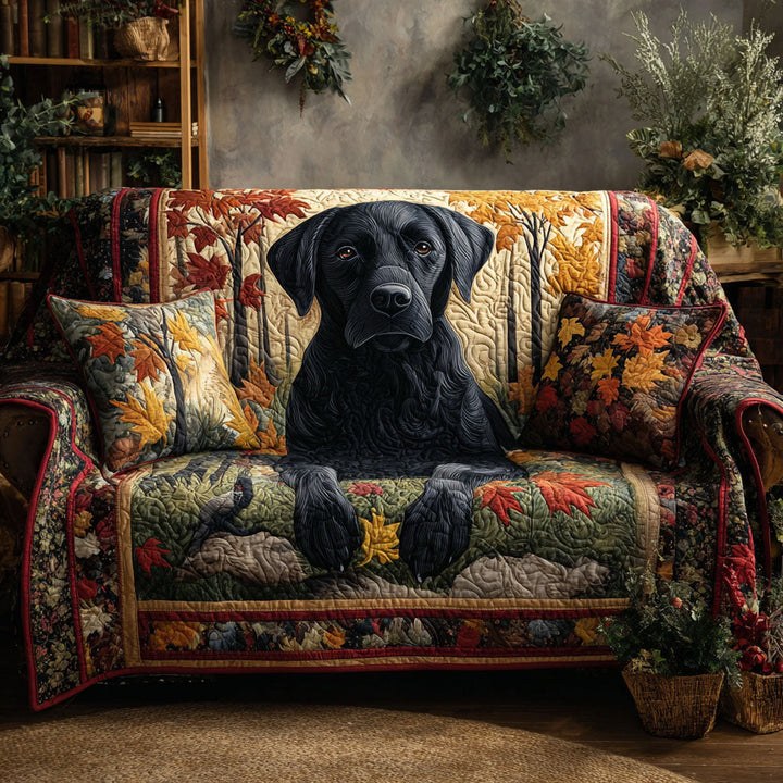 Housse de canapé matelassée – avec Labrador Retriever NCU0VT339