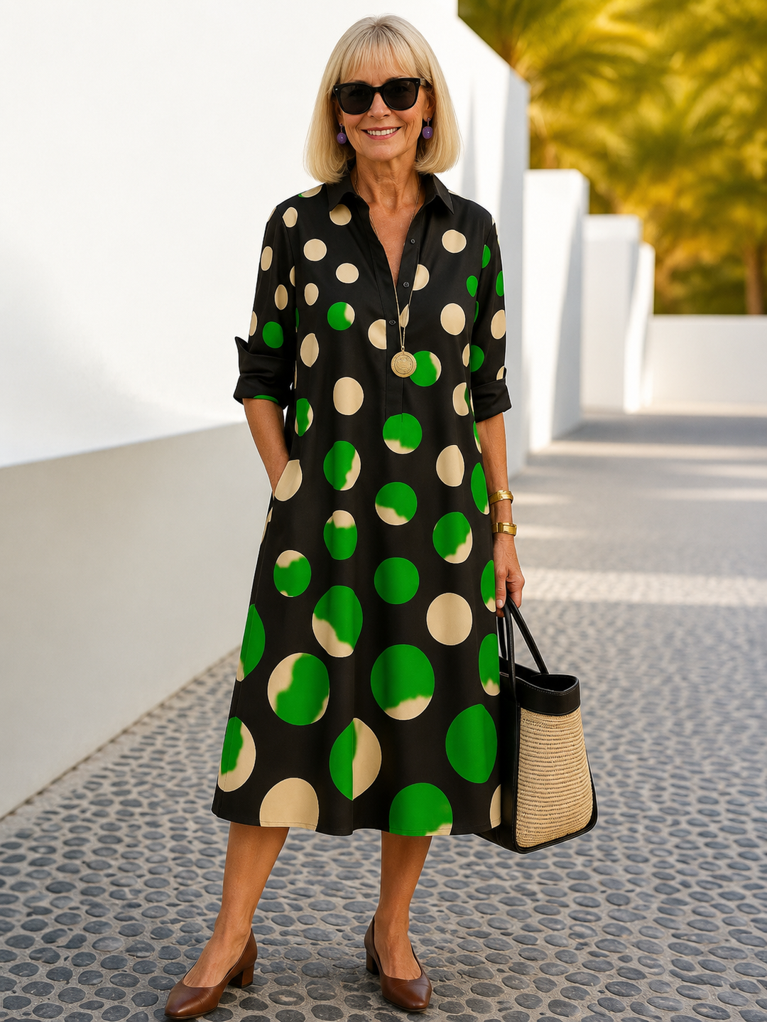 Kaliyah | Robe Midi Moderne