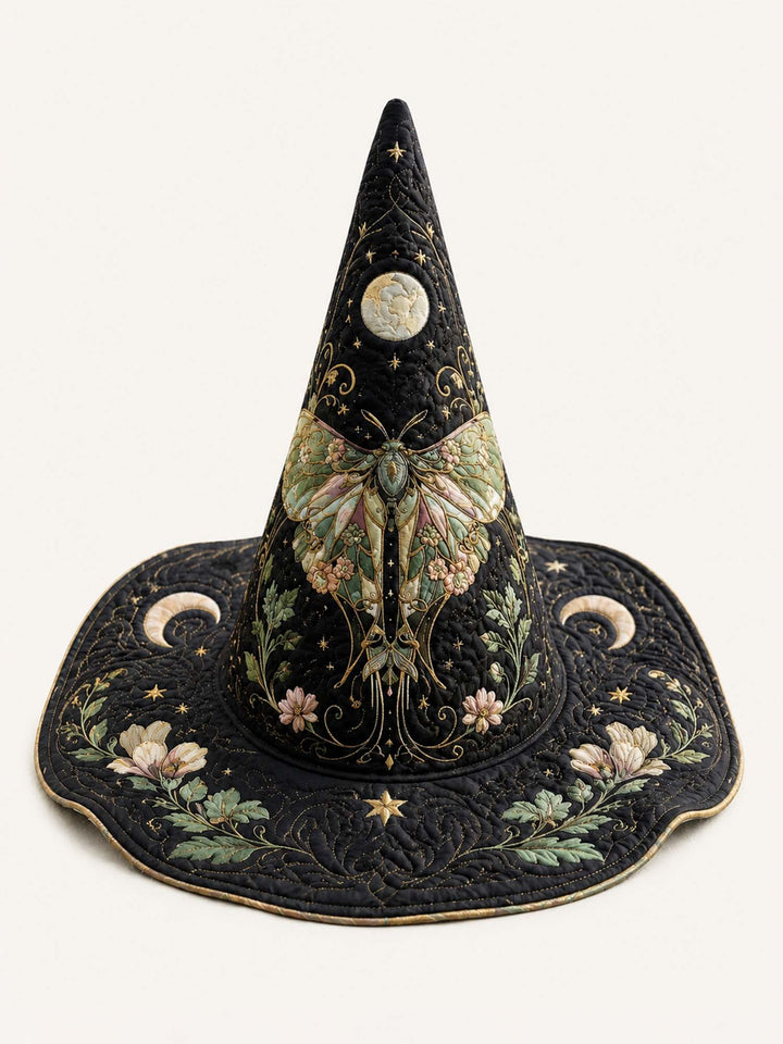 Chapeau de sorcière matelassé fait main – Fée des mites de style victorien
