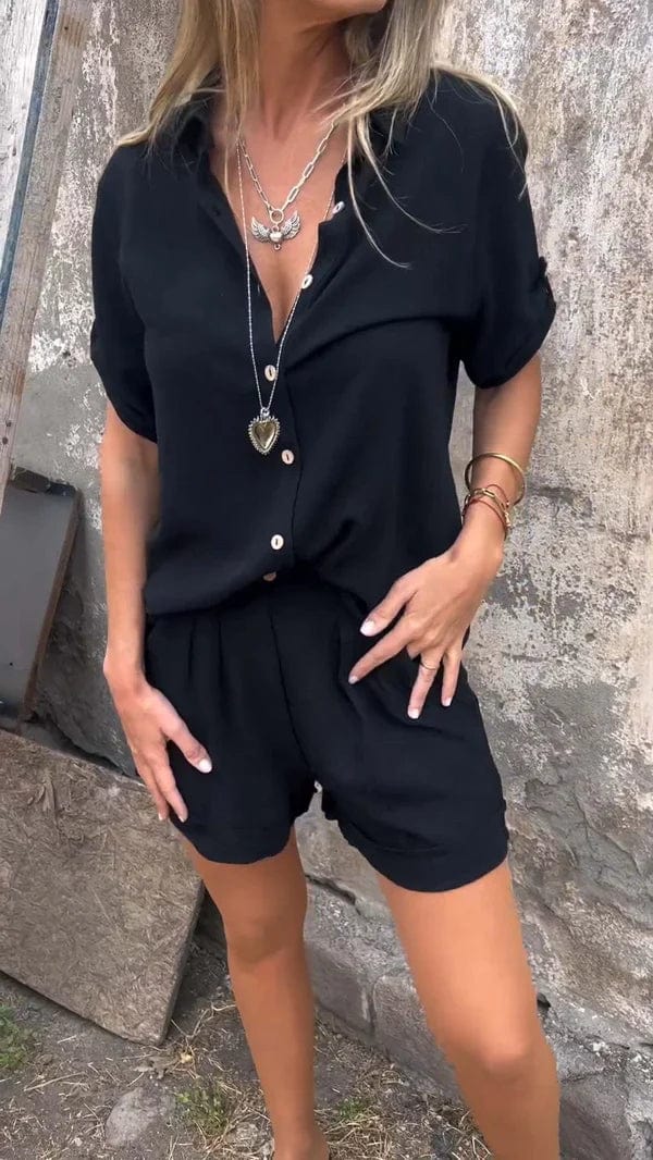 Melda - Ensemble Boutonné Aéré