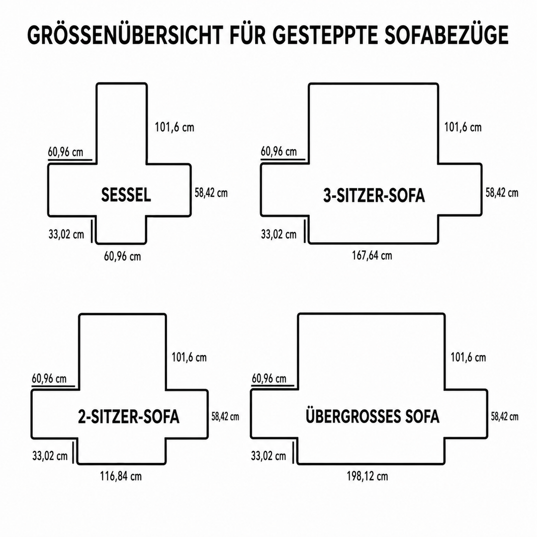 Housse de canapé matelassée – avec paysage de montagne NCU0NT10666