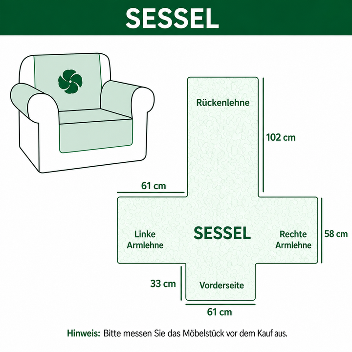 Housse de canapé matelassée – avec pattes et cœur NCU0NT11673