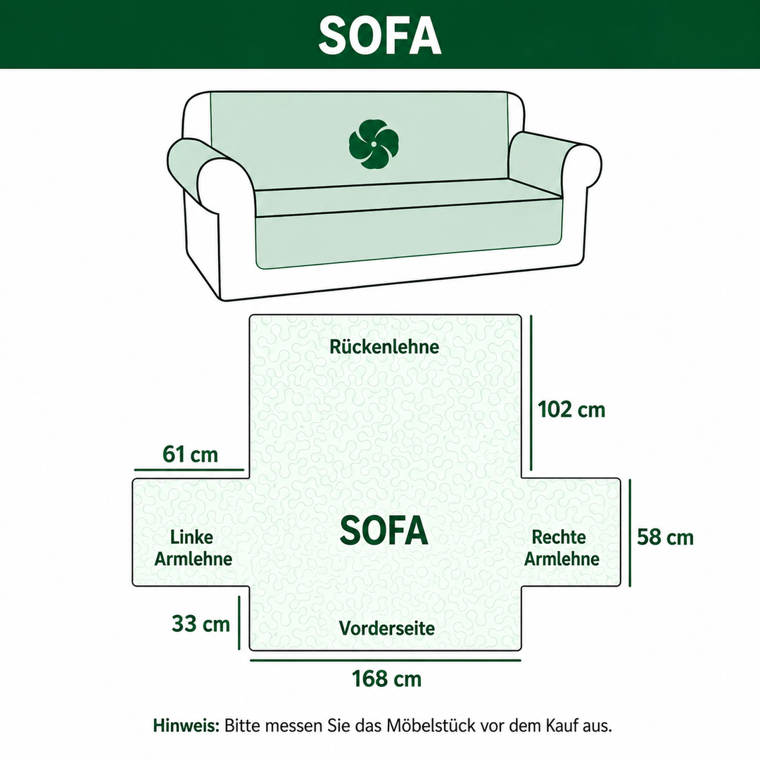Housse de canapé matelassée – avec motif tribal NCU0TV862