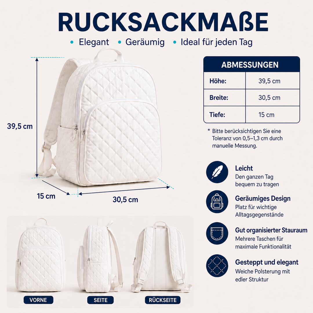 Sac à dos matelassé