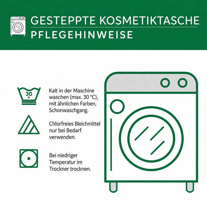 Trousse de maquillage matelassée avec rayons de soleil NCU0PT9295