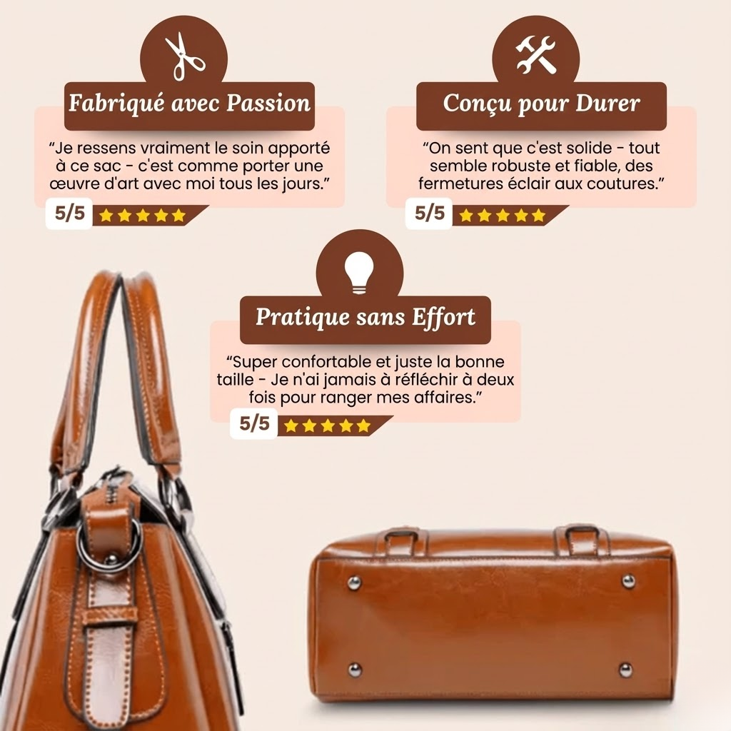 Camille™ | Sac à épaule poli