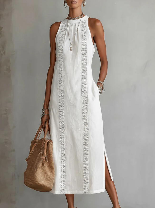 Chloe | Robe Midi Élégante d'Été