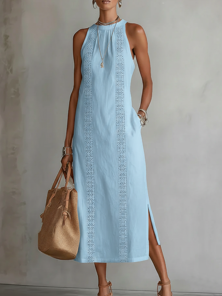Chloe | Robe Midi Élégante d'Été