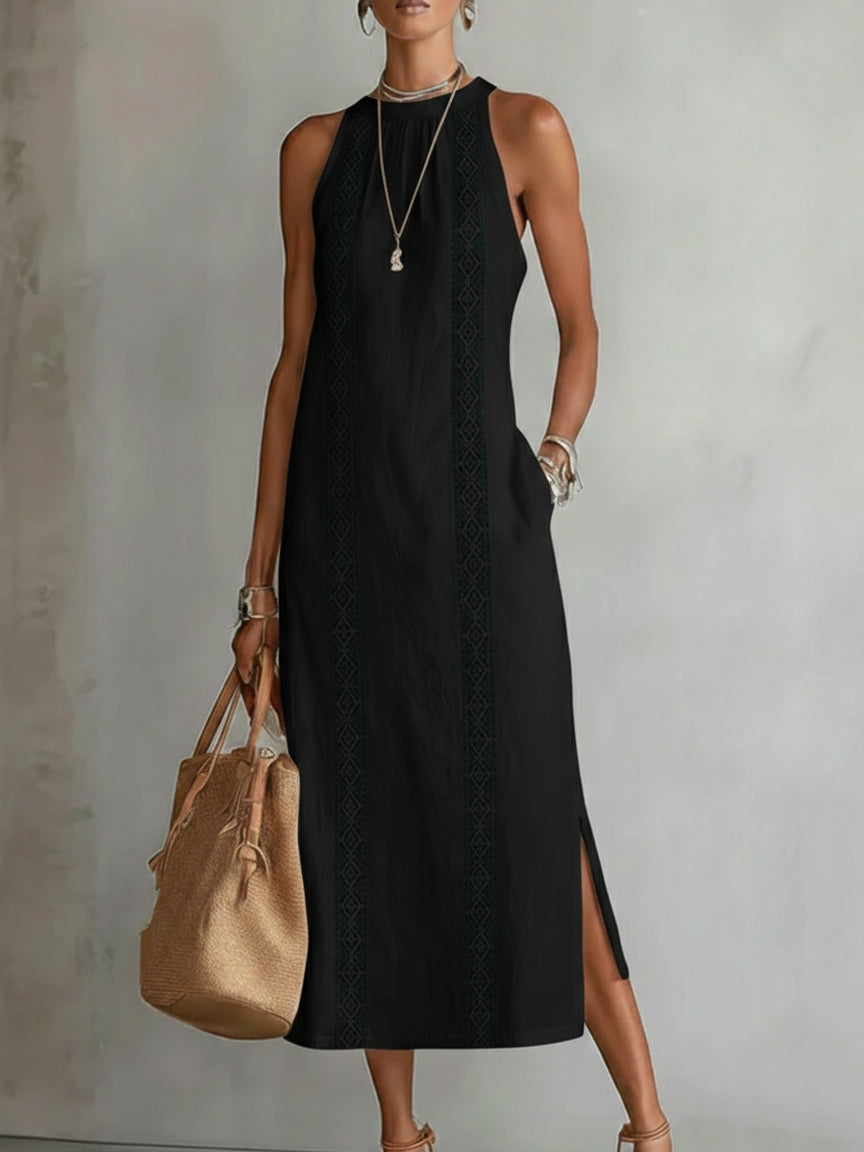 Chloe | Robe Midi Élégante d'Été