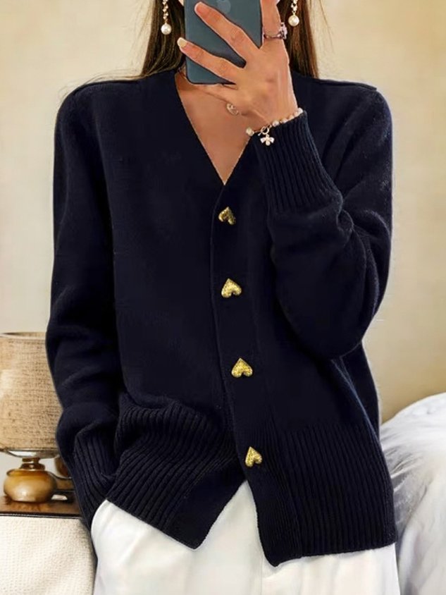 Amy | Cardigan Élégant en Maille