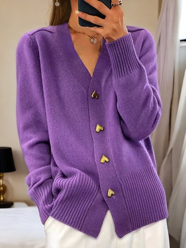 Amy | Cardigan Élégant en Maille